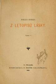 Cover of: Z letopisu lásky. by Zeyer, Julius
