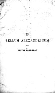 Cover of: Zum Bellum Alexandrinum