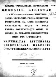 Cover of: [De sacris Graecorum legationibus] by [M.H.E. Meier]