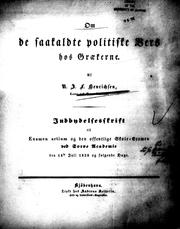 Om de saakaldte politiske Vers hos Graekerne by Rudolph Johannes Frederik Henrichsen