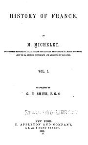 Histoire de France by Jules Michelet