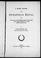 Cover of: A short history of Annapolis Royal, the Port Royal of the French, from its settlement in 1604 to the withdrawal of the British troops in 1854