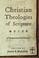 Cover of: Christian Theologies of Scripture