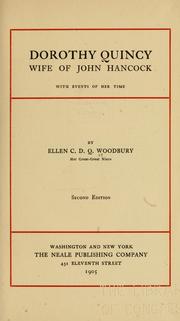 Cover of: Dorothy Quincy