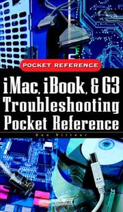 Cover of: iMac, iBook, and G3 troubleshooting pocket reference