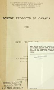 Forest products of Canada, 1910 by H. R. MacMillan