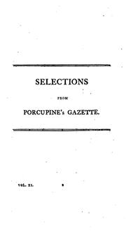 Porcupine's works by William Cobbett