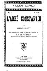 Cover of: L' abbé Constantin by Ludovic Halévy