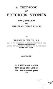 Cover of: A book of precious stones by Julius Wodiska