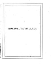 Cover of: A book of Roxburghe ballads | 