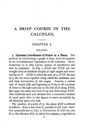 Cover of: brief course in the calculus | William Cain