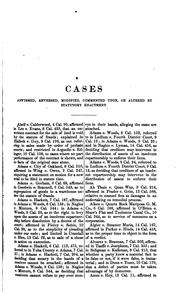 Cover of: digest of the decisions of the Supreme Court of the State of California: contained in the sixteen volumes of Reports, from the formation of the Court, in 1850, until January, 1861, with a complete list of cases affirmed, reversed, qualified, commented upon, or abrogated by statute
