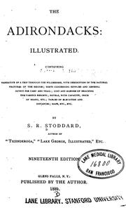 Cover of: The Adirondacks by Seneca Ray Stoddard, Seneca Ray Stoddard