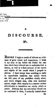 Cover of: A discourse on the study of the law of nature and nations by Mackintosh, James Sir