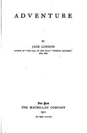 Cover of: Adventure by Jack London
