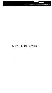 Cover of: Affairs of state by Burton Egbert Stevenson