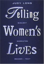 Cover of: Telling Women's Lives (Feminist Crosscurrents Series) by Judy Long