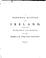 Cover of: A general history of Ireland, from the earliest accounts to the close of the twelfth century, collected from the most authentic records.