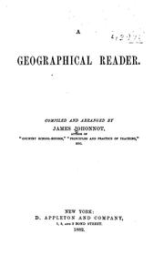 Cover of: A geographical reader. by James Johonnot