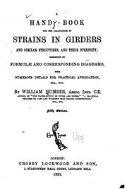Cover of: handy book for the calculation of strains in girders and similar structures, and their strength: consisting of formulæ and corresponding diagrams, with numerous details for practical application, etc. etc.