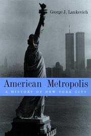 Cover of: American metropolis: a history of New York City