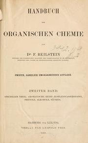 Cover of: Handbuch der organischen chemie