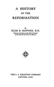 Cover of: A history of the reformation