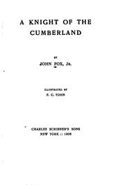 Cover of: A knight of the Cumberland by Fox, John
