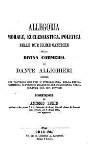 Cover of: Allegroia morale, ecclesiastica