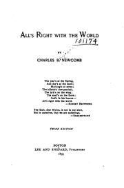 Cover of: All's right with the world