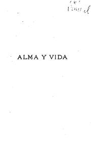 Alma y vida by Benito Pérez Galdós