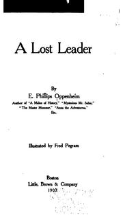 Cover of: A lost leader by Edward Phillips Oppenheim