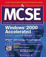 Cover of: MCSE Windows 2000 accelerated study guide (exam 70-240) by Syngress Media, Inc.