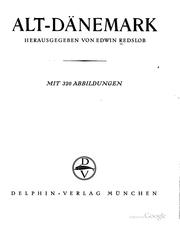 Cover of: Alt-Dänemark