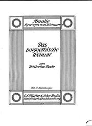 Cover of: Amalie, Herzogin von Weimar.
