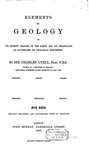 Cover of: A manual of elementary geology: or, The ancient changes of the earth and its inhabitants, as illustrated by geological monuments.
