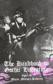 Cover of: The handbook to Gothic literature
