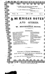 American notes and queries