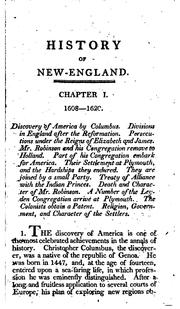 Cover of: An abridgment of the history of New-England, for the use of young persons ... by Hannah Adams