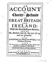An account of charity-schools in Great Britain and Ireland