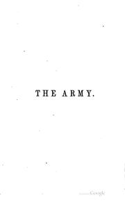 Cover of: An account of the organization of the army of the United States by Fayette Robinson