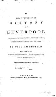 Cover of: essay towards the history of Liverpool