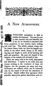 Cover of: A new atmosphere. by Mary Abigail Dodge