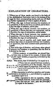 Cover of: new copious, and complete system of arithmetic, for the use of schools and counting-houses in the United States of America