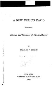 Cover of: New Mexico David: and other stories and sketches of the Southwest.