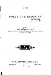A new political economy by John Milton Gregory