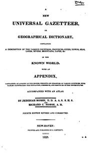Cover of: A new universal gazetteer by Jedidiah Morse