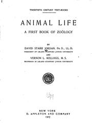 Cover of: Animal life: a first book of zoölogy