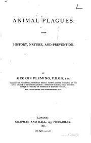 Cover of: Animal plagues; their history, nature, and prevention. by George Fleming