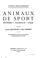 Cover of: Animaux de sport